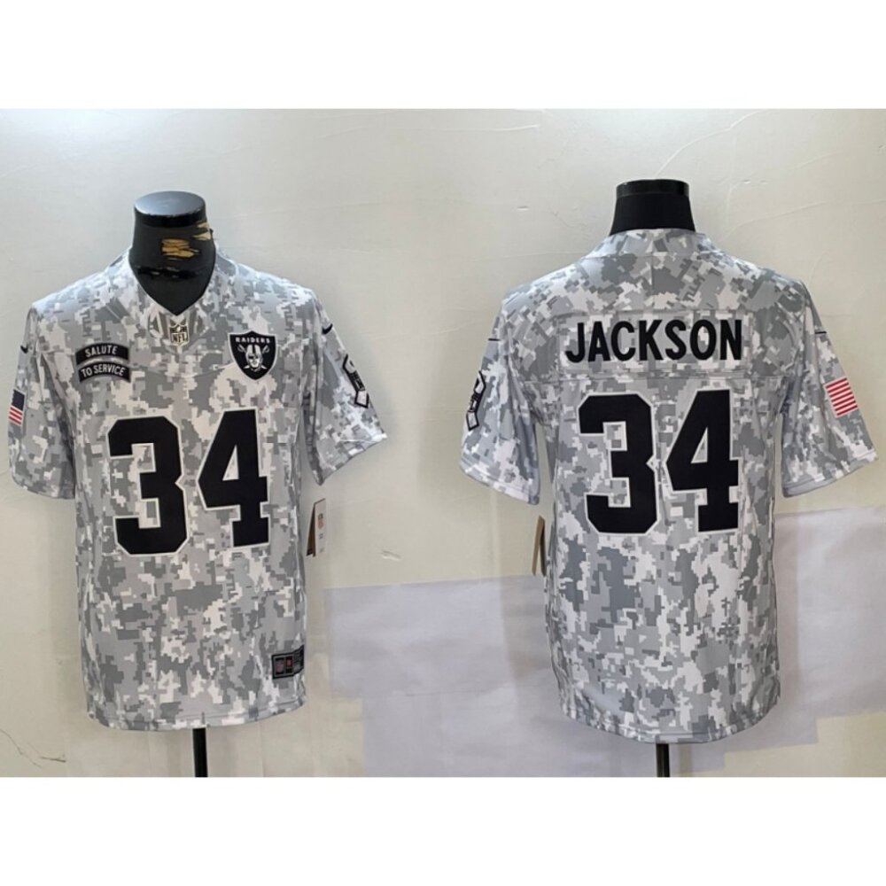 34 Bo Jackson Salute to Service Stitched Jersey